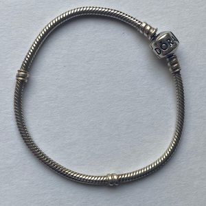 authentic PANDORA 7.5 snake chain bracelet